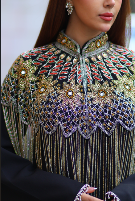 Gold  Cape Abaya
