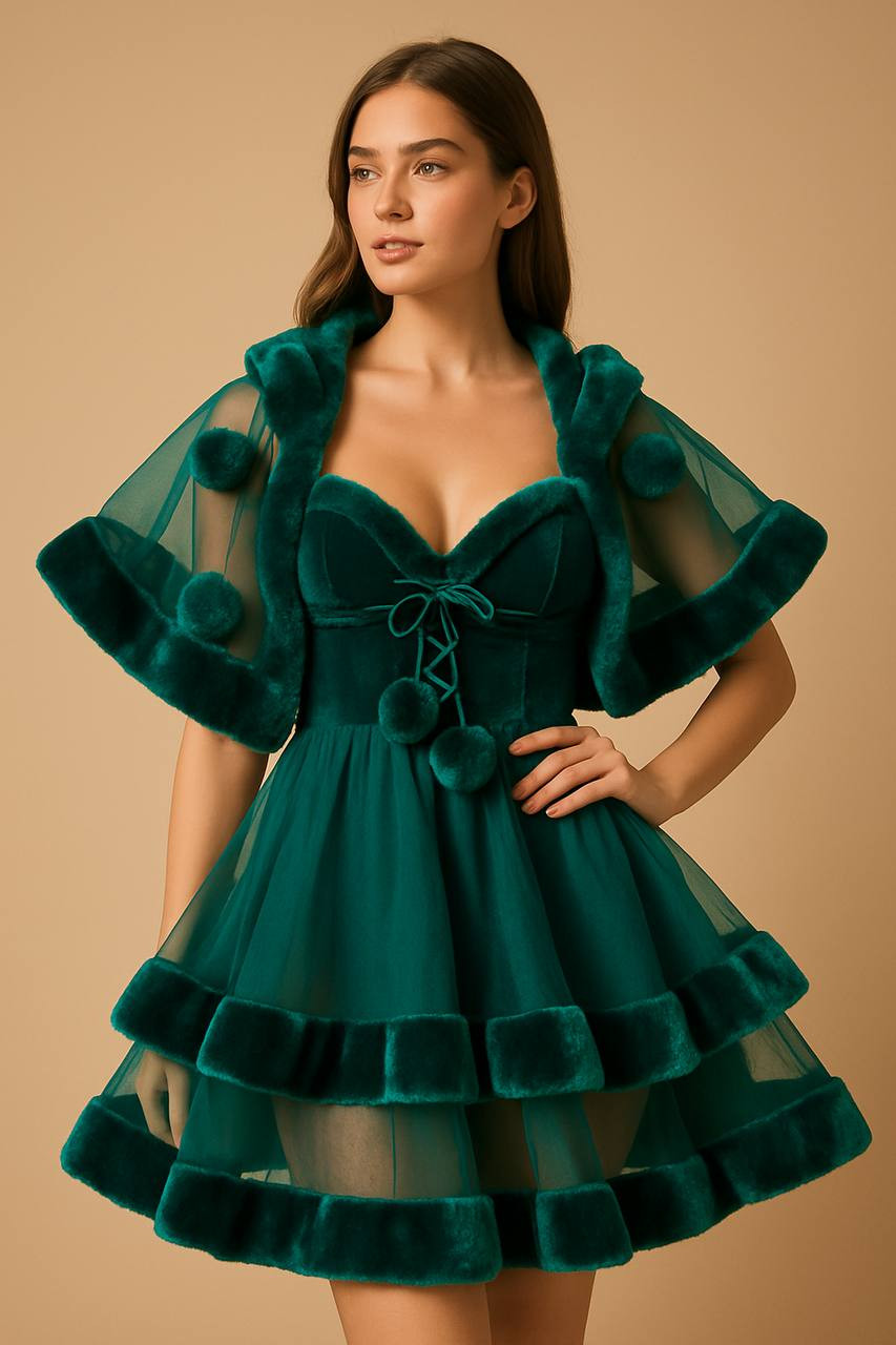 Doreno-Nachtwäche Set-olivgrün